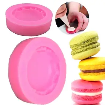 

3D Macaron Silicone Mold Fondant Cake Polymer Clay Chocolate Decoration DIY Tool ！