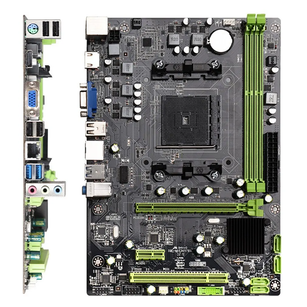 

A88 Computer Motherboard Multi-Graphics Card Output High Compatibility All Solid Capacitors Replace Computer Motherboard