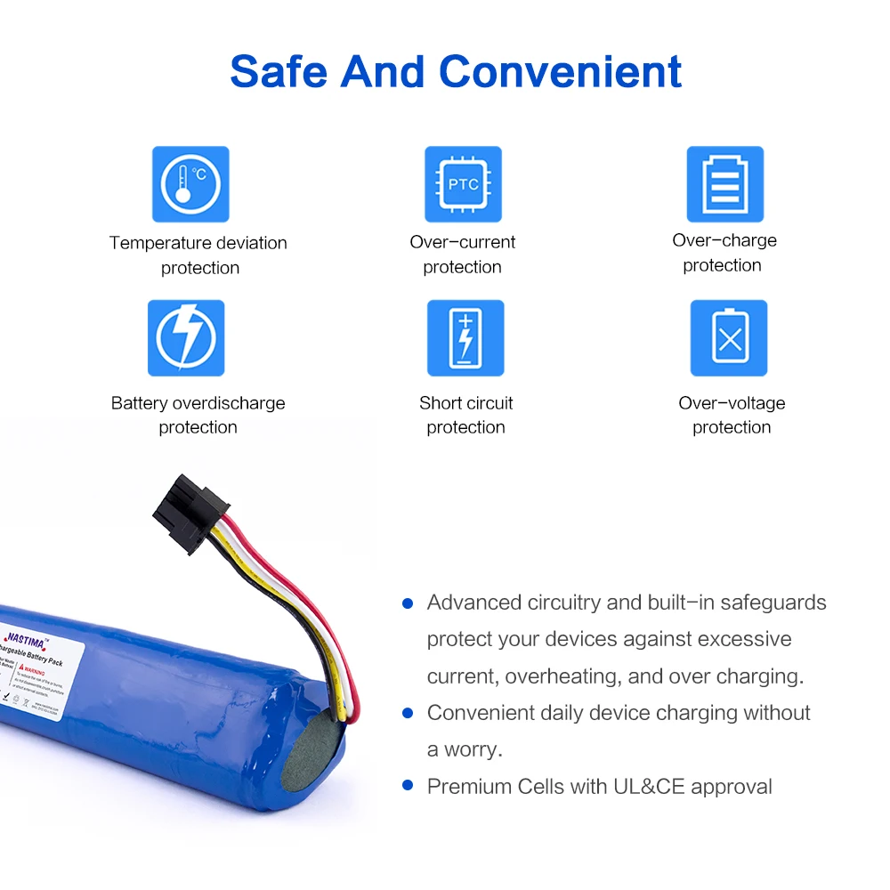 Nastima 5200mAh литий-ионная 12v сменная батарея для neato Botvac D серии для Neato BotVac 70e 75 80 85 D75 D85 пылесос