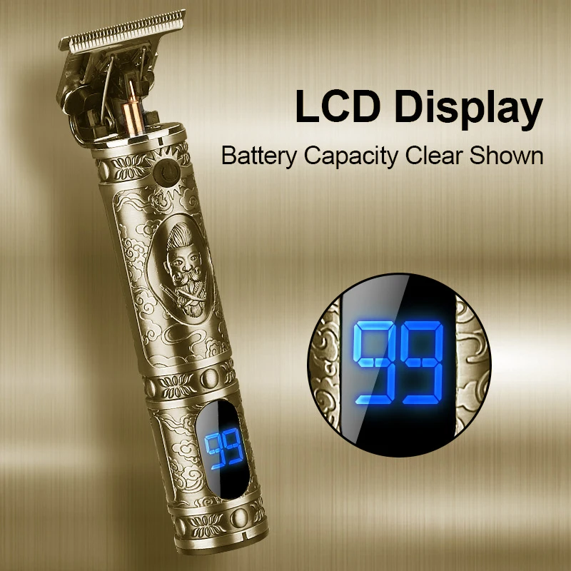 LCD-cordless-zero-gapped-T-blade-hair-trimmer-outliner-salon-clippers-USB-rechargeable-barber-beard-shaver (2)