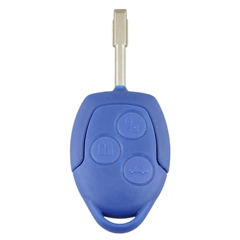 

Car Smart Blue Remote Key 3 Button 43hz 4D63 Chip for Ford Transit MK7 2006-2014
