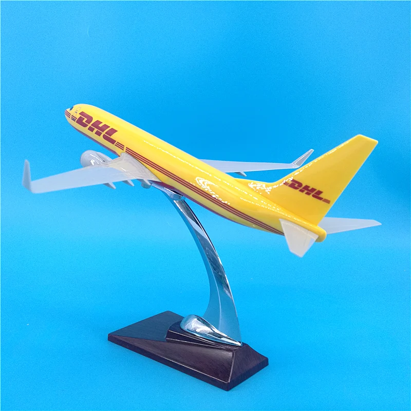 30 см 1:250 Масштаб Самолеты Boeing B737 модель DHL Экспресс Авиакомпания Смола литья под давлением самолет коллекционный дисплей