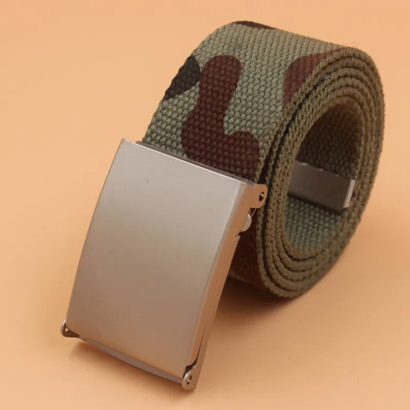 

Fashion New Unisex Trousers Belts Belt Metal Men Women Jeans Belts Camouflage Canvas Belt Designer Belts Men High Quality 150cm