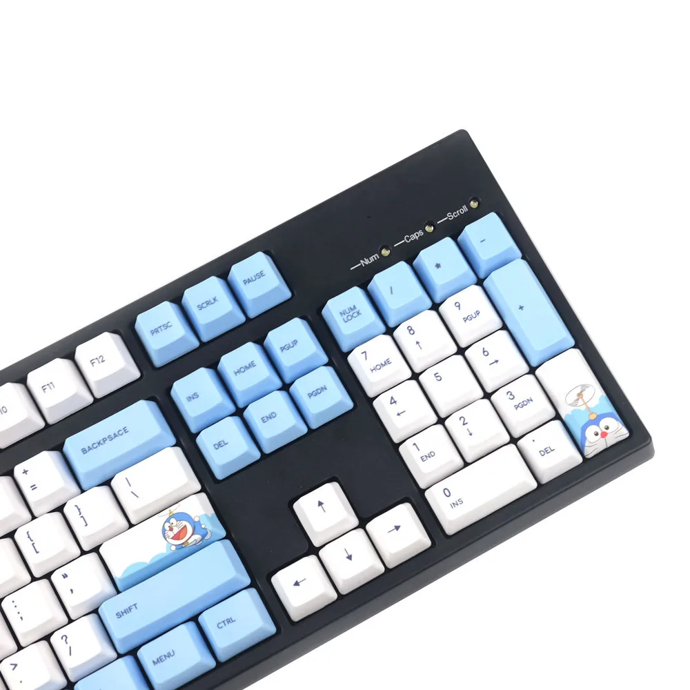 A Cat Keycaps PBT Sublimation Keycap OEM Profile Standard 108 Personalized Cartoon Mechanical Keyboard Key-Cap A Cat Keycaps PBT Sublimation Keycap OEM Profile Standard 108 Personalized Cartoon Mechanical Keyboard Key-Cap