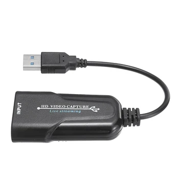

Universal Portable USB 2.0 HDMI Game Capture Card USB 2.0 to HDMI 1080P HD Video Capture Card 60fps Monitor for Computer