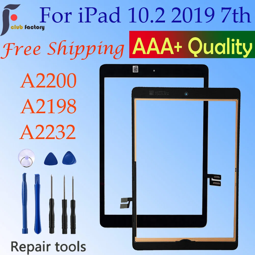Для iPad 2019 10 2 A2200 A2197 A2198 сенсорный экран для 7 дигитайзер стекло сенсор