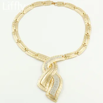 Alternative view of Runor Nigerian Crystal  Bridal Jewelry Sets