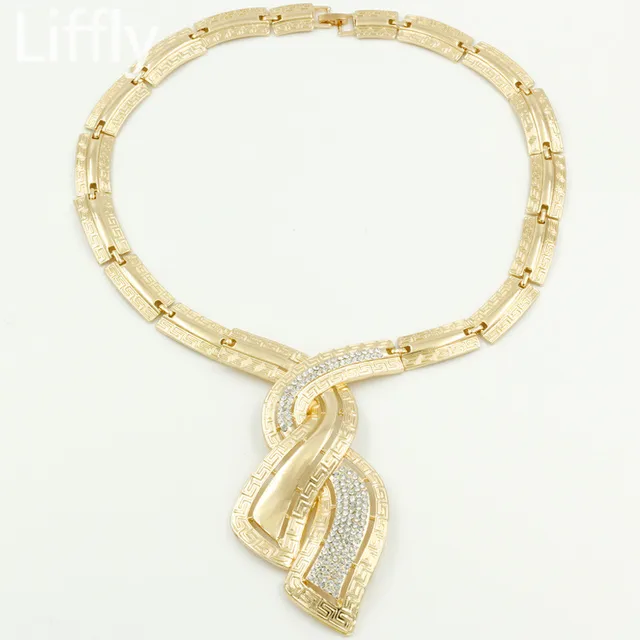 Runor Nigerian Crystal  Bridal Jewelry Sets - Image 2