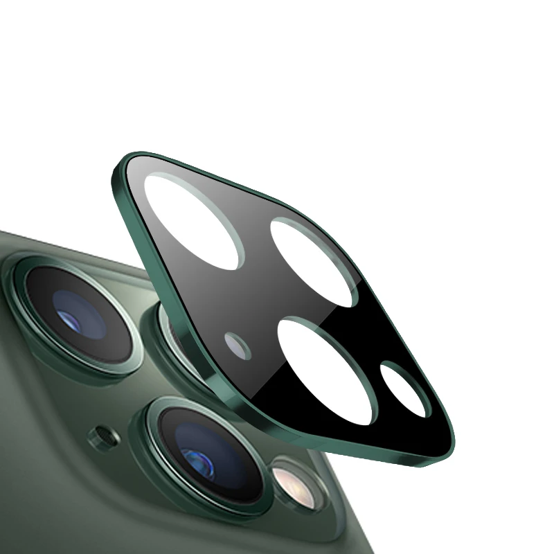 Tonbux Защитная пленка для объектива камеры для iPhone 11 Pro Max задняя защитная пленка для камеры для iPhone 11 Pro поддельная наклейка для камеры - Цвет: Green