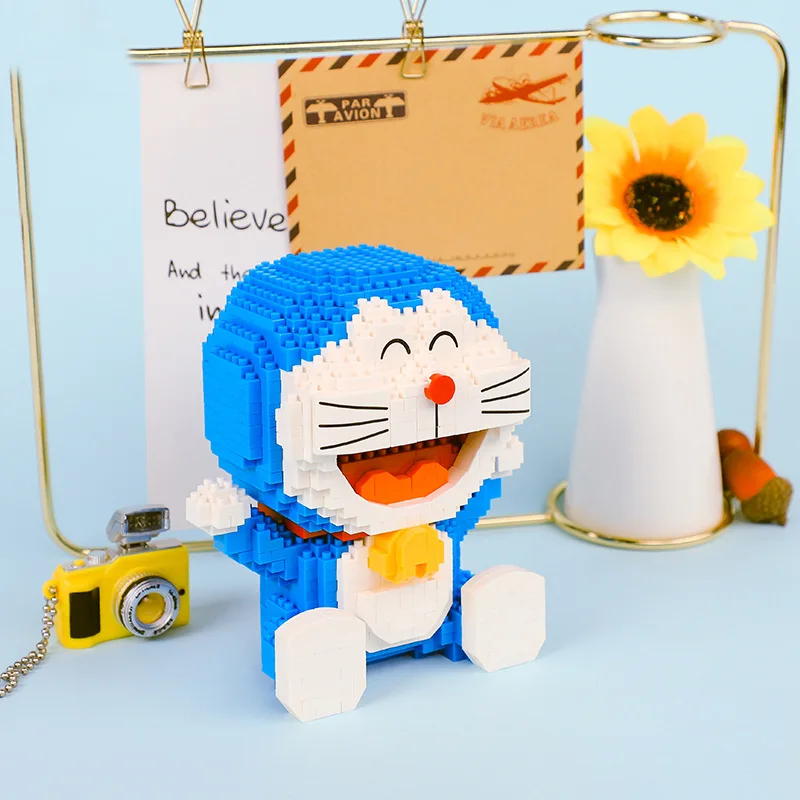 Details about   BALODY Building Blocks Doraemon Shizuka Diamond Micro Bricks Kids DIY Puzzle Toy 
