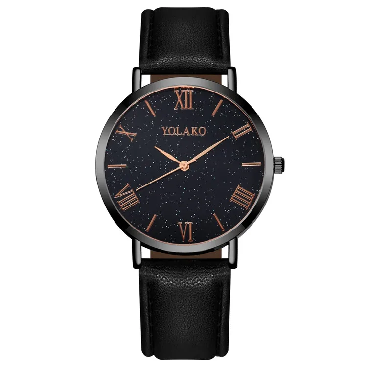 Relojes Para Hombre модные мужские часы брендовые роскошные черные наручные с кожаным