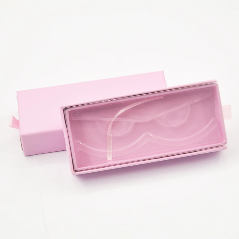 

Eyelash Packaging Box Wholesale Lashes Box Case Lash Packaging Fake 3D Mink False Eyelashes Package Faux Makeup Drawer Case