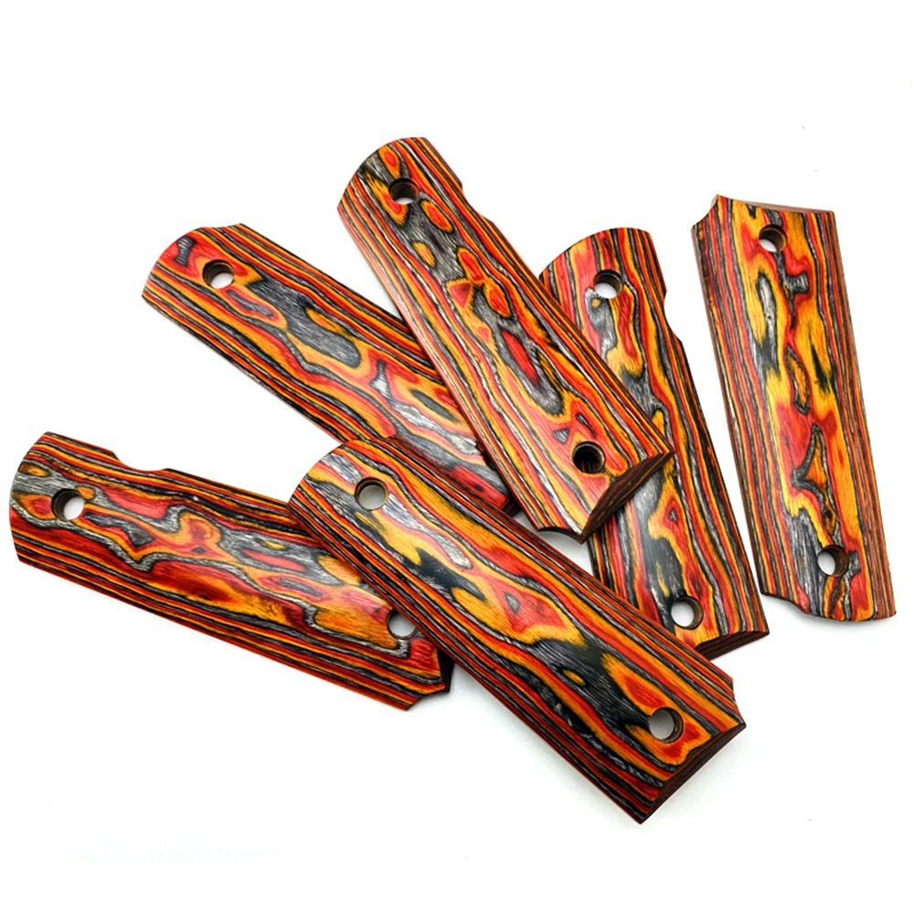 

1 Pair Of Tactical 1911 Modified Accessories 1911 Composite Color Wood Handle Handguard Material