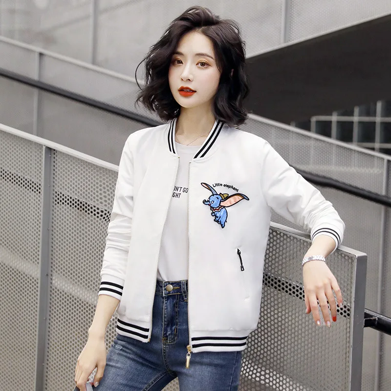 

Fashion Short Coat Women's Korean-style 2020 nian New Style Spring and Autumn Versatile Embroidered Jacket Women's Loose-Fit Cas