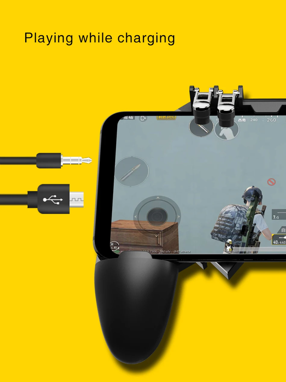 Игровой контроллер MEMO AK66, геймпад, джойстик, стрелок, триггер для iOS, Android, для мобильных игр, геймпады, игровой контроллер розового цвета