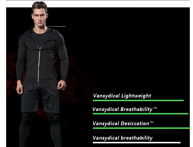Men Outdoor Running Compression Sets Tights Fitness Breathable Quick-Dry Multicolor Gym Sportswear Skinny Training Running Sets