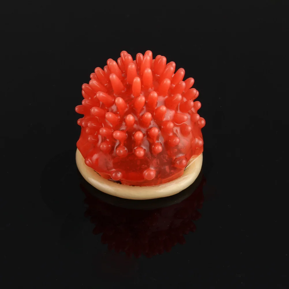 5pcs G Point Condoms Coral Ultra Thin Sleeve For Penis Vaginal Stimulation Sex Toys For Men Dotted Spikes Condoms Adult Supplies