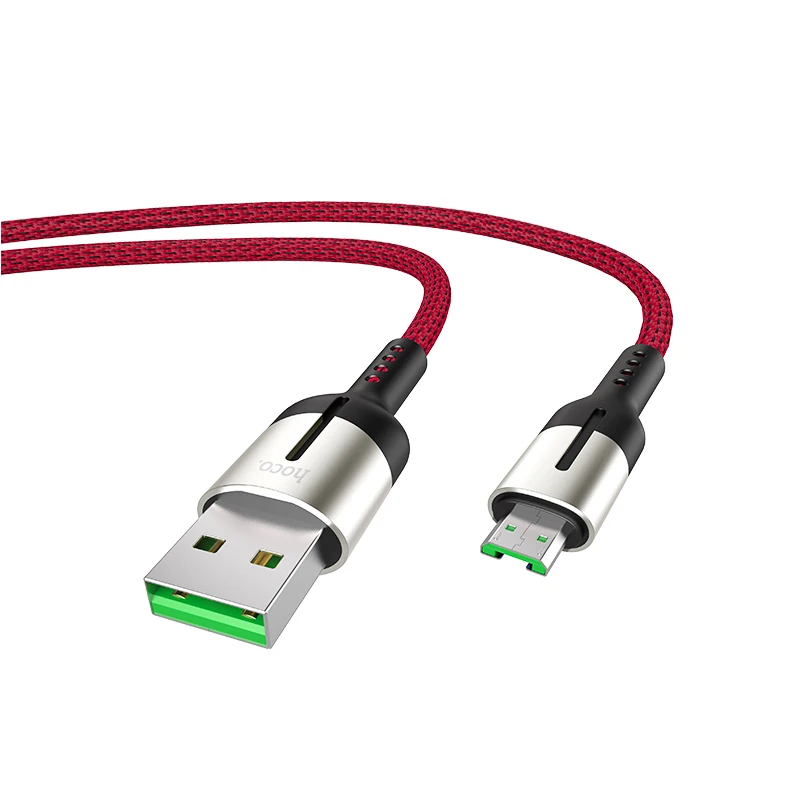 HOCO U68, 20 шт./лот,, 1,2 м, Micro USB кабель, 4A, быстрая зарядка, USB кабель для передачи данных для samsung, Xiaomi, LG, телефон, usb шнур для зарядки