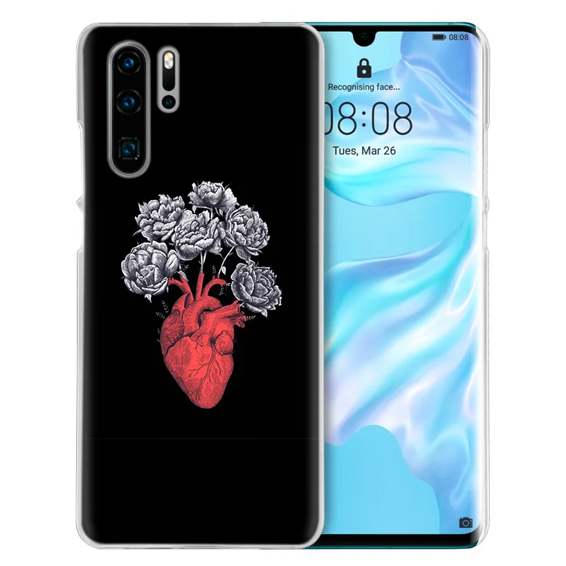 Жесткий Чехол для ПК huawei P30 P20 P10 mate 30 20 10 Nova 5 5i Pro Lite P Smart Z Plus человеческий головной убор