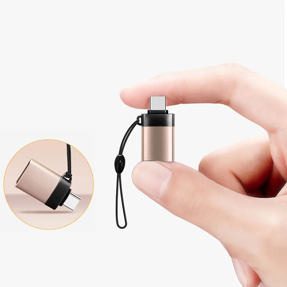 Эффективный двухсторонний преобразователь Домашний Мини USB3.0A в тип-c дорожный компьютер стабильная многофункциональная против трещин универсальный адаптер