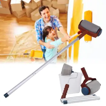 

5/6pcs Multifunction DIY Wall Painting Runner Brush Set Household Tool Handle Paint Roller Paint Brush Roller Brush Dropshipping