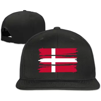 

Denmark Flag Men Women Baseball Cap, Unisex Flat Bill Trucker Hat
