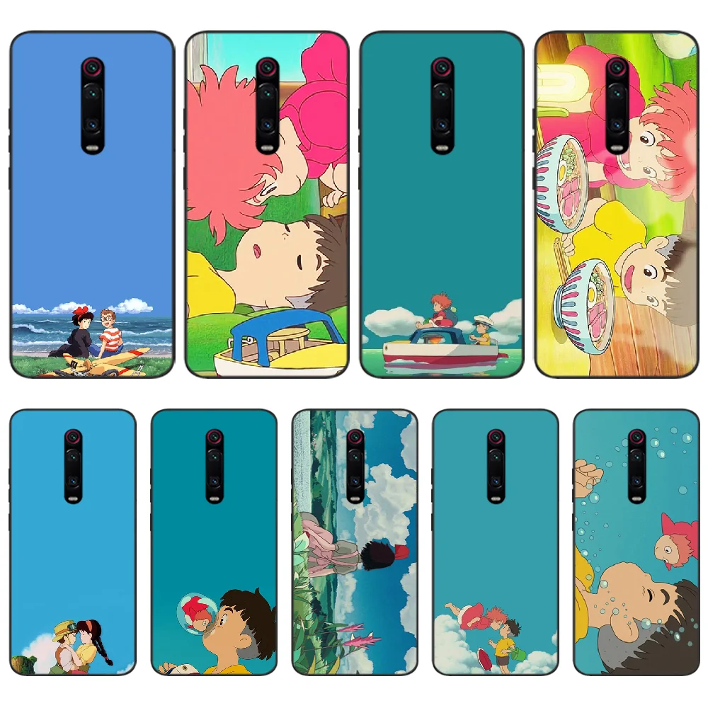 ByLoving Ghibli обои черный мягкий чехол для телефона из ТПУ Redmi K20 Note4 4X 5 5A 6 6PRO 7 8 8PRO |