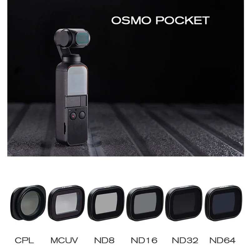Карманный УФ фильтр для DJI Osmo Pocket 2 Camera|Аксессуары систем стабилизации| |