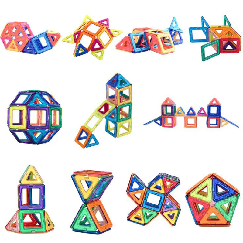

184pcs DIY Magnetic Designer Construction Set Magnetic Building Blocks Modeling Building Toys For Children Gifts