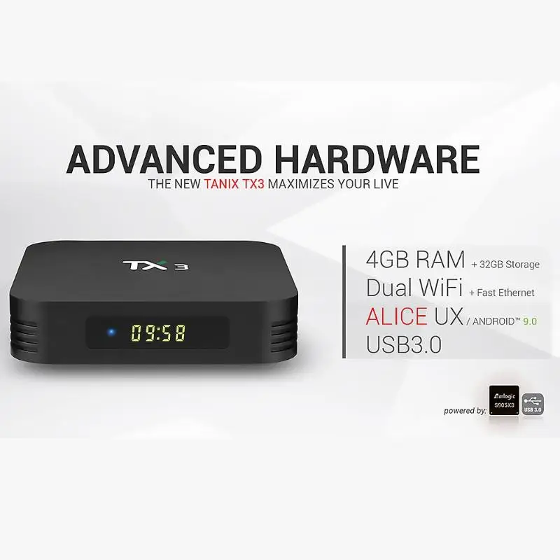 S905X3 Smart tv Box 4K 8K HDMI2.1 4G 32G медиаплеер для Android 9,0 WiFi телеприставка