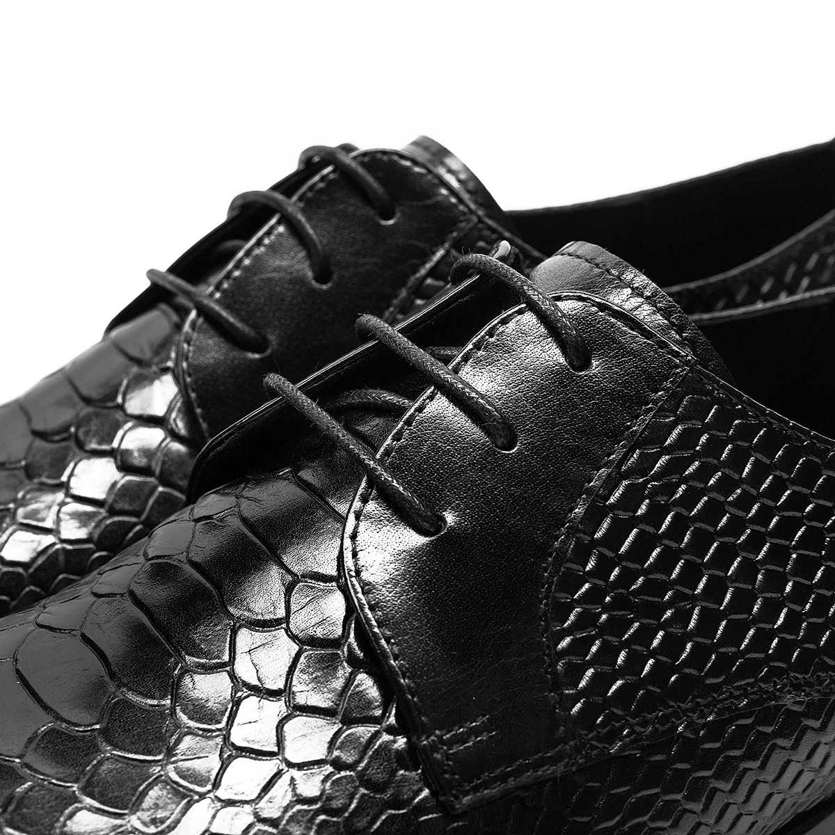 【送料関税込】Hanqiaoriji Studded Leather Derby Dress-Derby-Shoes-for-Men-New-