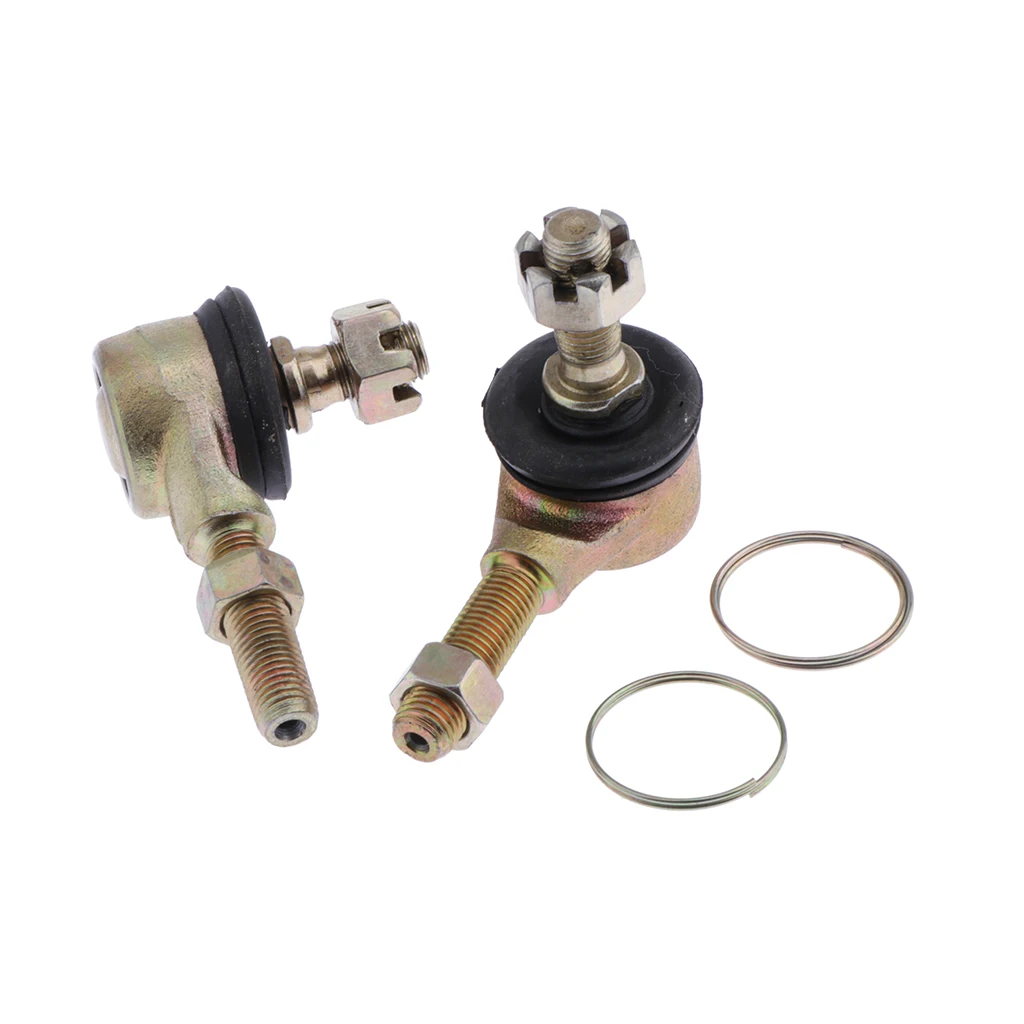 2 Pieces M10 10mm Tie Rod Ball Joint For 125cc ATV Quad 4-Wheeler Dirt Bike