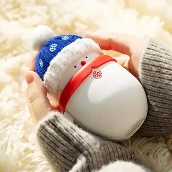 

Christmas Portable Hand Warmer 6000mAh Power Bank Snowman Cartoon Rechargeable Quick Heating Electric Christmas Xmas Gifts