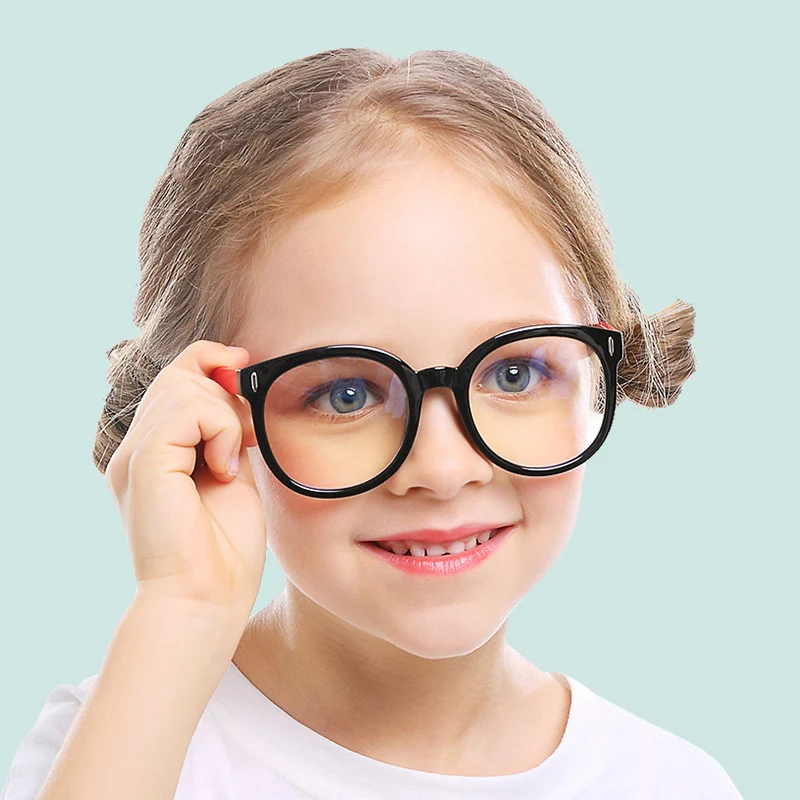 

Children Anti Blue Light Glasses Eyeglasses Square Boys Girls Blocking Computer blue Ray Goggle Kids Eyewear UV400