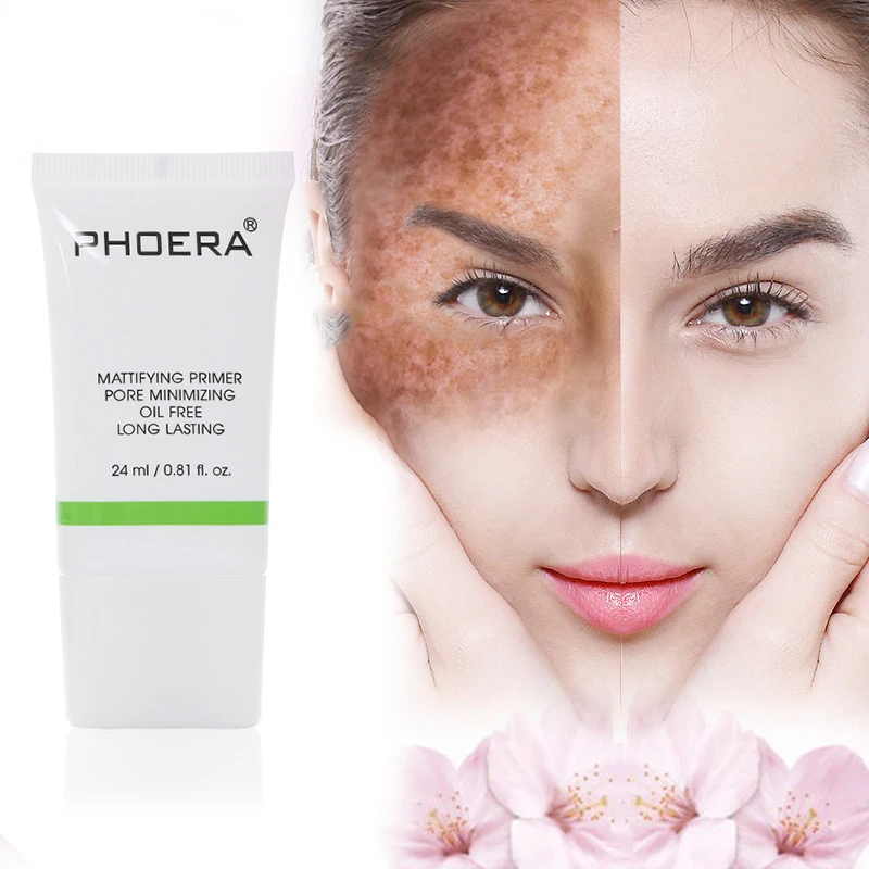 PHOERA Lasting Oil control праймер увлажняющий макияж молочный Прозрачный Крем сужает поры основа под макияж эссенция TSLM1