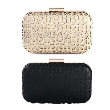 

Stylish Women Hollow Handbag Evening Bag Lady Elegant Party Prom Wedding Bridal Clutch Female Fashion Shoulder Bag Purse