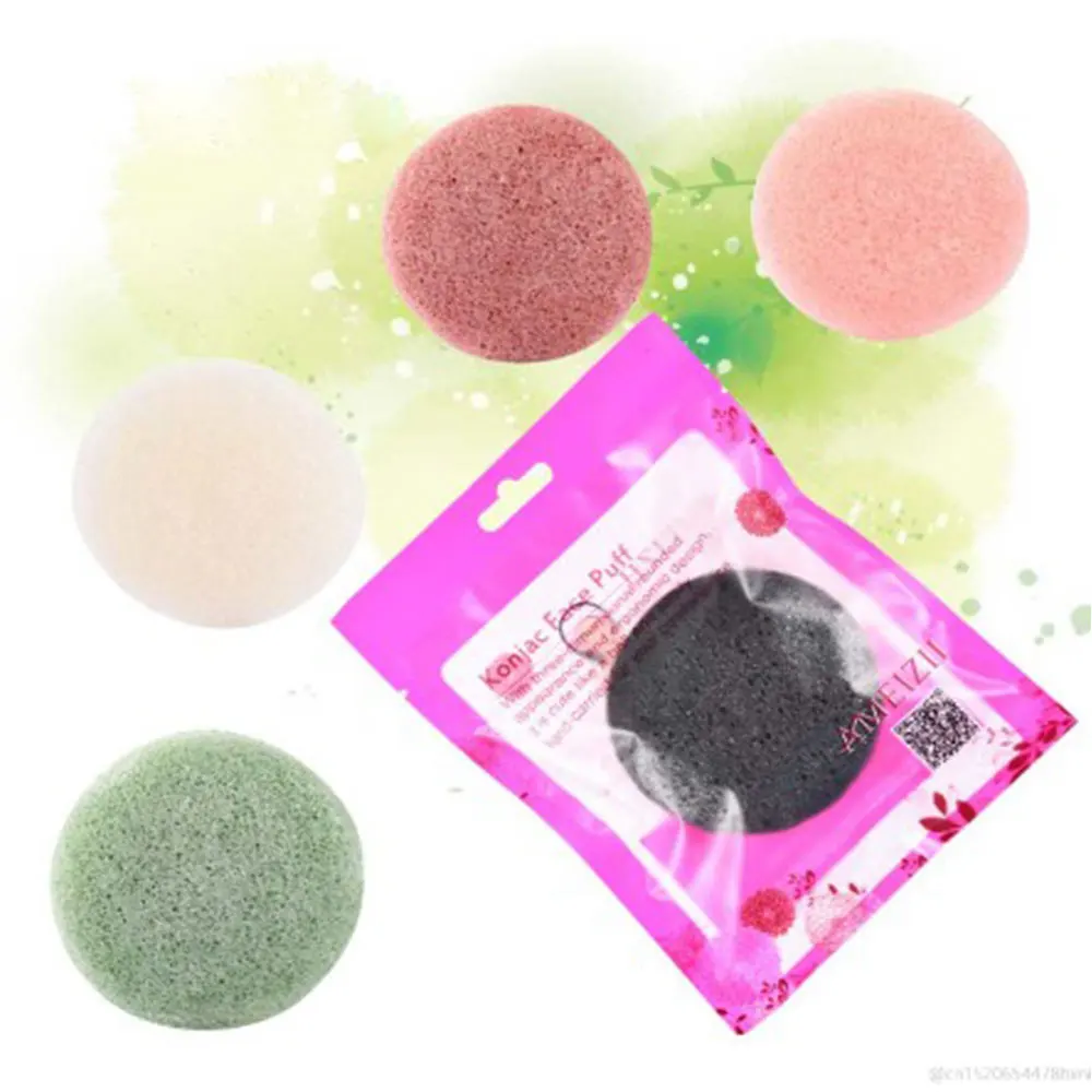 Konjac мытье лица бамбуковый уголь уход за лицом деликатное кутикула и контроль масла konjac мытье лица Губка для умывания лица мяч