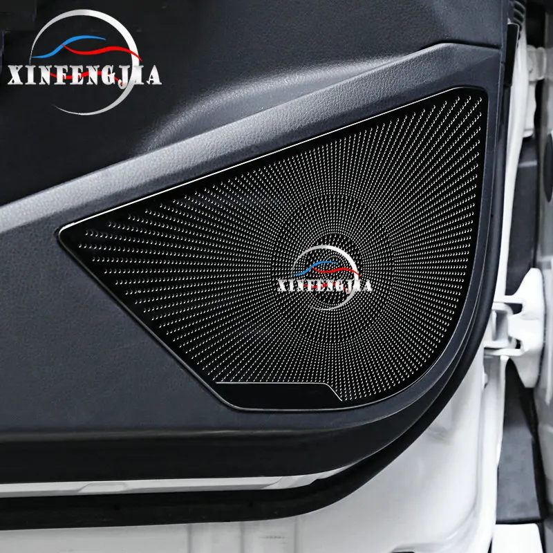 Для Toyota C-HR 18-19 Черный Автомобильный Дверной стерео динамик громкий динамик накладка
