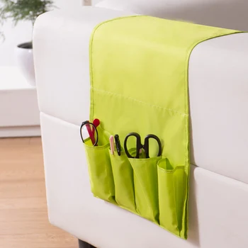

Creative home oxford cloth sofa Handrail storage bag Couch Armrest Remote Control Holder Organizer hanging pouch home decor