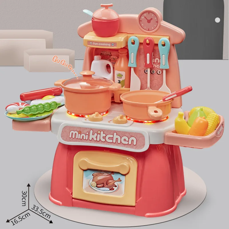 

Beibigu Model Kitchenette Play House Toys GIRL'S And BOY'S Baby Cooking Cook Cooking Children Interactive Set