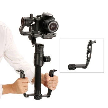 

Ulanzi L Bracket Stand Handle Grip with Hot Shoe 1/4'' Screw for Zhiyun Crane for DJI Ronin S SC Gimbal Stabilizer Accessories