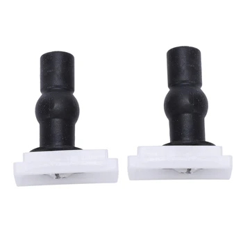 

New 2pcs DIY Plastic Toilet Seat Screws Fixings Fit Toilet Seats Hinges Repair Tools Type&Size:13# 2.3X3.8Cm