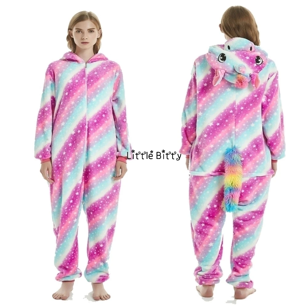 Единорог Kugrumi женские пижамы мужские животные Пижама панда Единорог Onesie для взрослых зимние мягкие фланелевые акулы Onesie