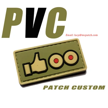 

Custom Logo PVC Patches for Clothing Iron on Patches Hook and Loop Sewing PVC Custom Free Shipping Clothes Cheap Applique DIY