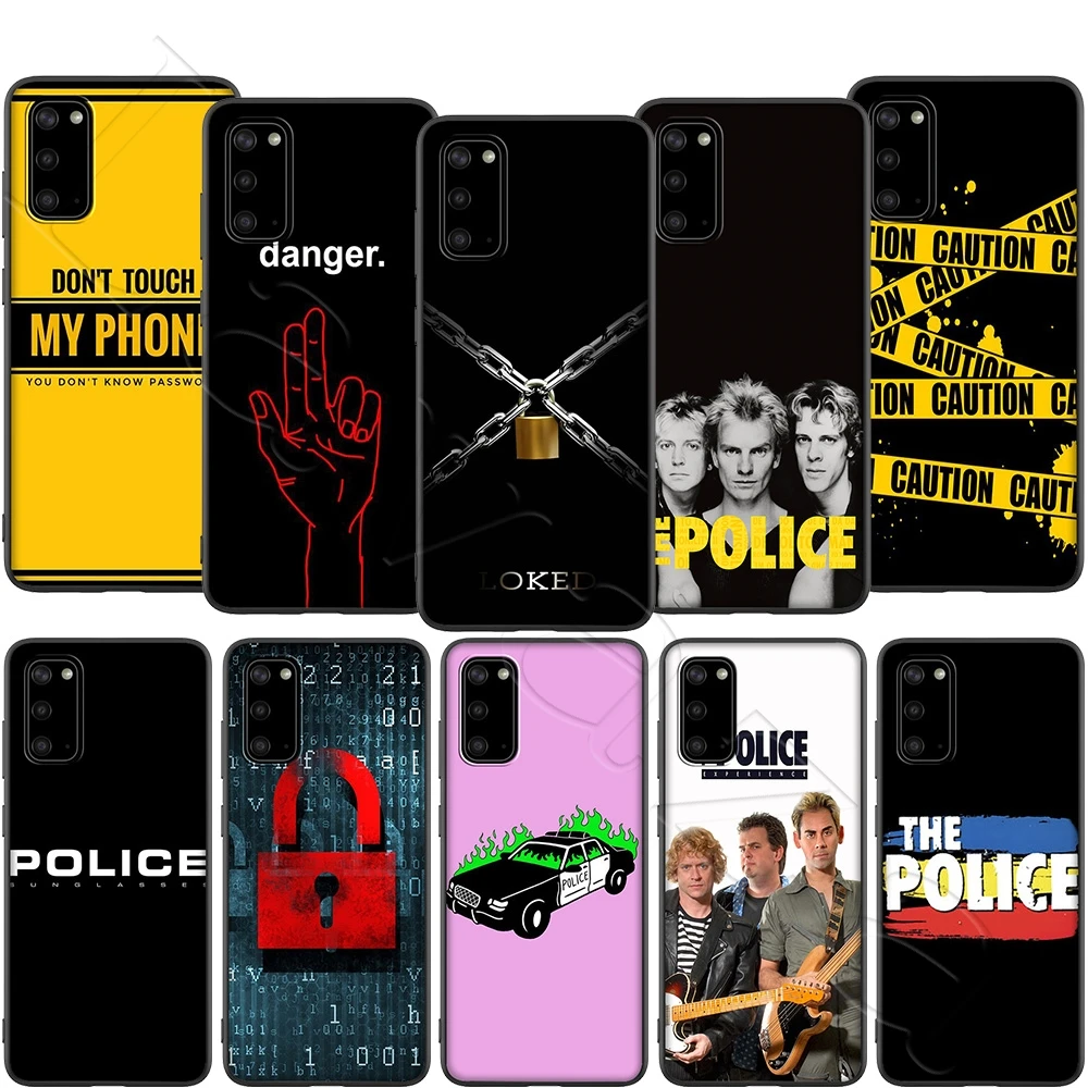 The Police Case for Samsung Note 10 S6 S7 S8 S9 S10 S10e S20 ultra A71 A51 A81 A91 M10 M20 M30 Lite Edge Plus | Мобильные телефоны