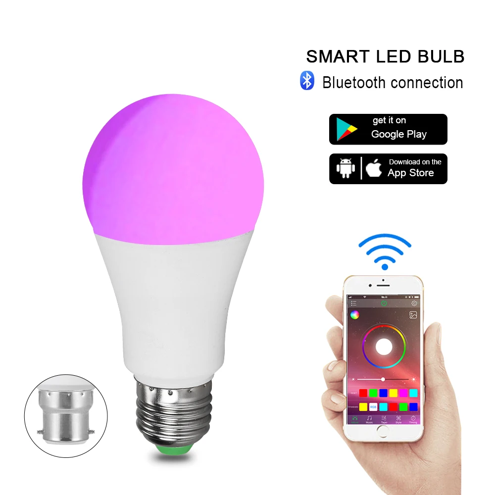 Умный E27 светодиодный RGB RGBW RGBWW волшебный светильник лампа 15 Вт 20 85-265 в