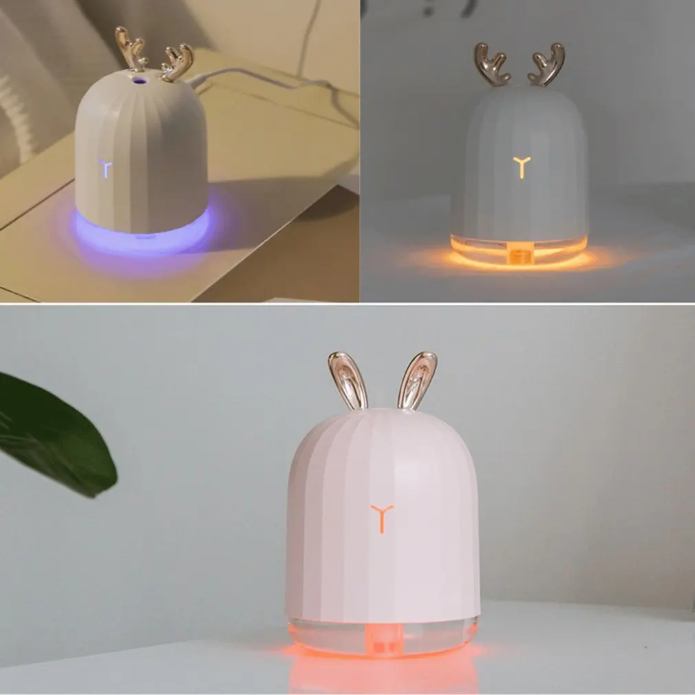 Usb тихий милый олень кролик мини увлажнитель воздуха для автомобиля с Usb творческие подарки большой емкости очиститель воздуха инструмент