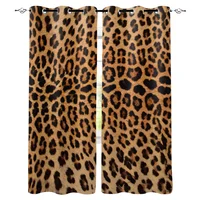 Leopard Print Curtains for Windows Drapes Blinds Modern Custom Printing Curtain For Living Room Bedroom Home Decor 1