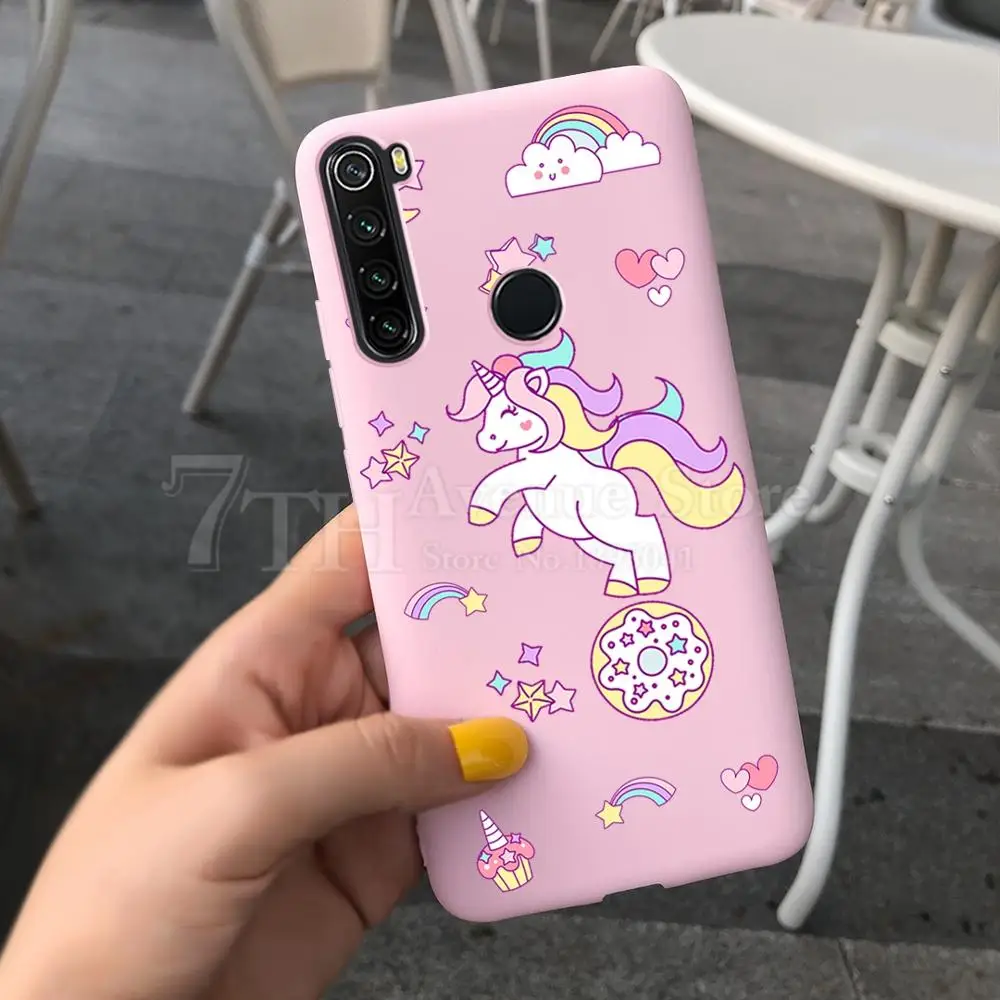 Whimsical Cartoon Unicorn Silicone Phone Case – Candy Soft Cover