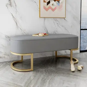 

Shoe change stool home door creative Nordic entrance porch stool simple modern light luxury sofa bed end shoe stool